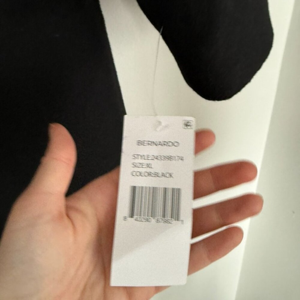 $308 Retail NWT Bernardo Double Breasted Wool Blend Long Coat XL Nordstrom - Picture 9 of 11